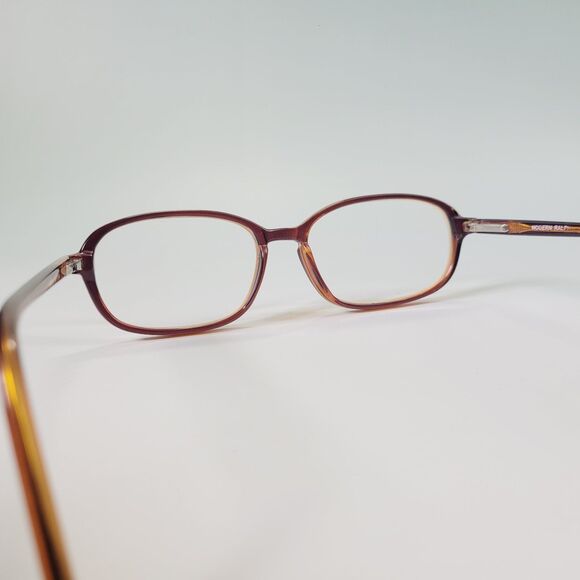Modern Optical Ralph Brown 56-17 140 full rim eyeglasses full rim frame - Picture 10 of 10